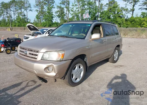 2004 Toyota Highlander Limited V6 из США, поврежденный, VIN JTEDP21A840042076